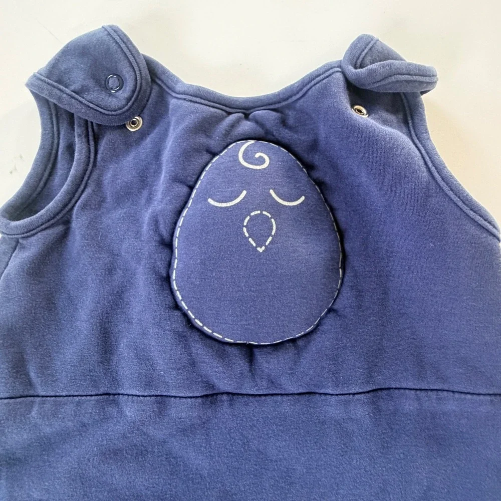 Nested Bean Zen Sack Sleep Sack Kids 3-6M Navy Blue Weighted‎ Swaddle Gentle